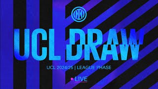 LIVE 2024/25 CHAMPIONS LEAGUE DRAW ⚫🔵?