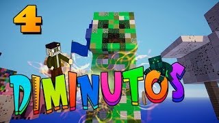 CUIDADO CON EL CREEPER!! - #DIMINUTOS | Episodio 4 | Minecraft Supervivencia