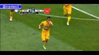 AMERICA VS TIGRES 2-0 GOL DE PAUL AGUILAR JORNADA 1 CLAUSURA 2014  LIGA BBVA BANCOMER