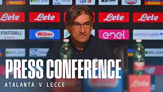 Atalanta-Lecce | La conferenza stampa di Ivan Juric ????? | 3 #SerieAEnilive