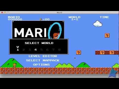 Mari0 with a Portal gun - YouTube