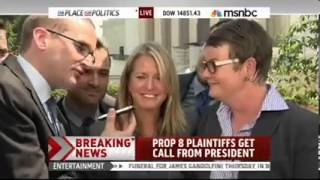 Prop 8 Plaintiffs Get Call From President Obama, Shown Live On MSNBC