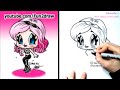 Little Mix Perrie Edwards - Cartoon Drawing Tutorial - How to Draw People