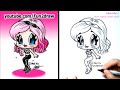Little Mix Perrie Edwards - Cartoon Drawing Tutorial - How to Draw People