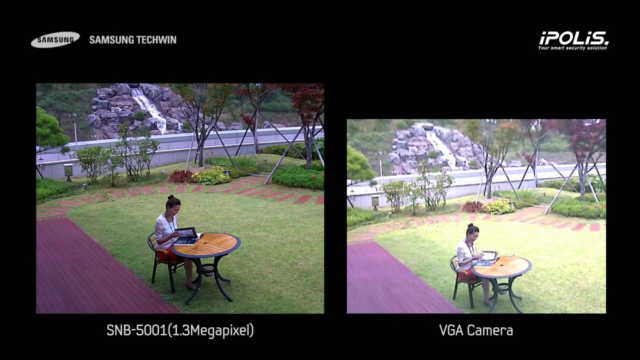 1.3 MegaPixel network Camera vs VGA Camera video quality comparision