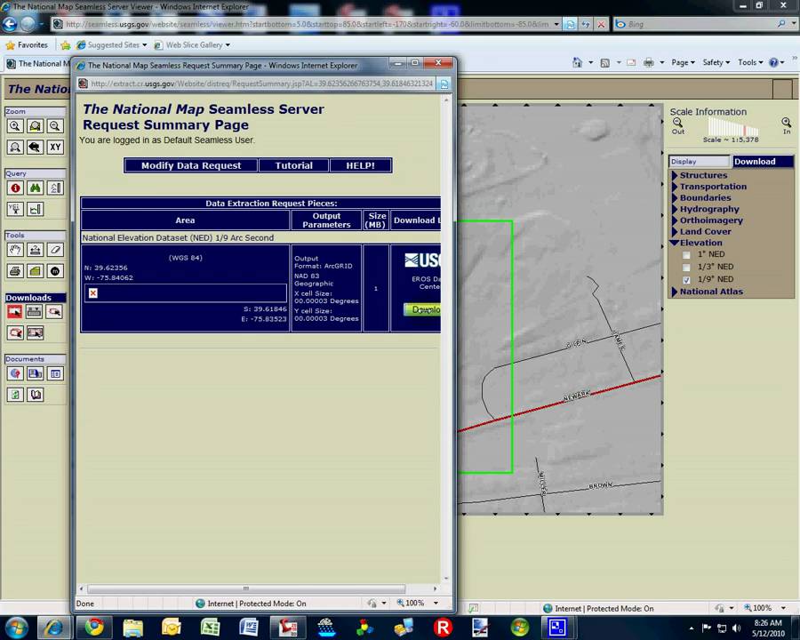 Downloading Elevation Data from USGS - YouTube