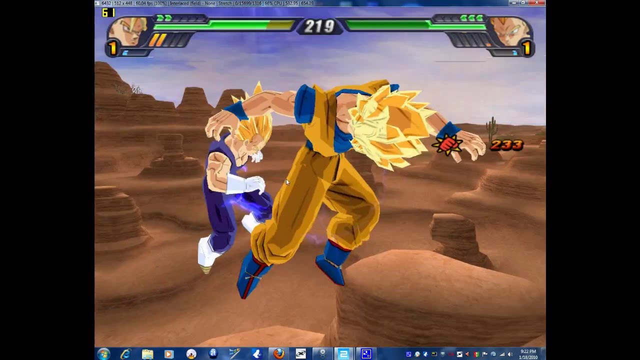 Dragon Ball Z Budokai Tenkaichi 3 PCSX2 0.9.6 Video full speed 60 fps ...