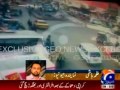 CCTV Footage of Karachi cantt station blast