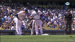 Rays hidden ball trick vs Dodgers 8/10/13