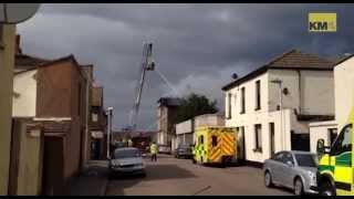 Fire at block of flats in Sheerness