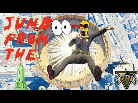GTA 4k Crazy Jumping From The Highest points π Funny Moment π€£