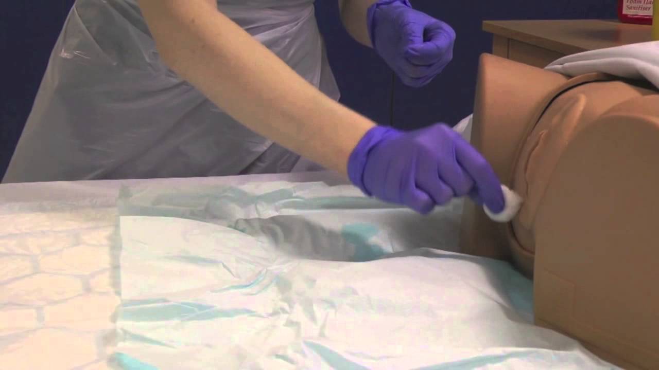 Female Catheterisation - Procedure Only - YouTube