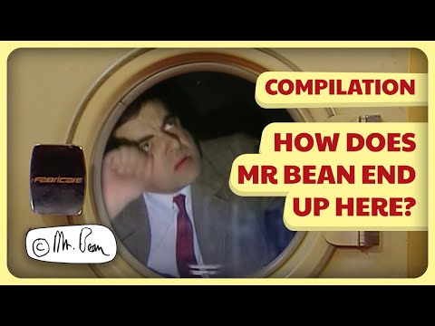 Mr Bean's Laundry Day | Mr Bean Funny Clip | Classic Mr Bean