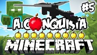 ATAQUE ZOMBÍFICO & A MAÇÃ! - A Conquista 5: Minecraft