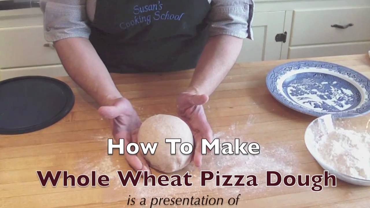 How To Make Whole Wheat Pizza Dough YouTube