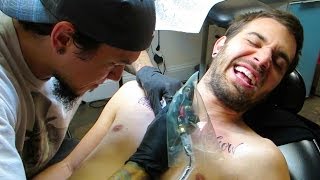 PAINFUL NEW TATTOO!!!