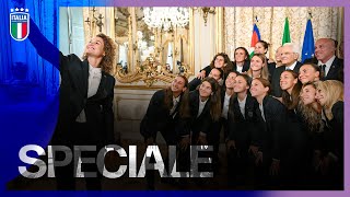L’incontro delle Azzurre con il Presidente Mattarella al Quirinale | Women’s EURO 2025