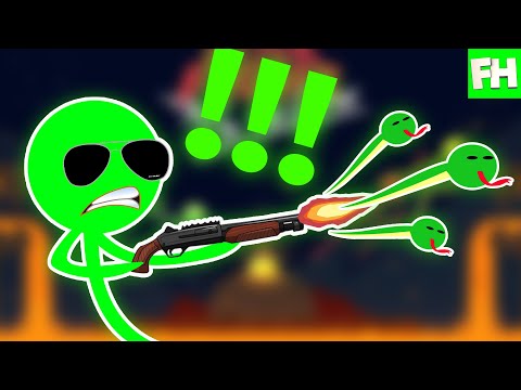 Sneks Everywhere!! Stick Fight FUNNY MOMENTS!!