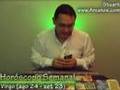 Video Horscopo Semanal VIRGO  del 23 al 29 Marzo 2008 (Semana 2008-13) (Lectura del Tarot)
