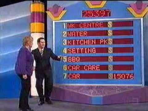 Price is Right Australia - First Showcase Win - YouTube