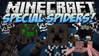 Minecraft | SPECIAL SPIDERS! (Brand NEW Terrifying Spiders!) | Mod Showcase [1.6.2]