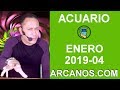 Video Horscopo Semanal ACUARIO  del 20 al 26 Enero 2019 (Semana 2019-04) (Lectura del Tarot)