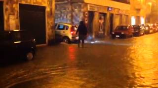 Imperia 16 gennaio- maltempo - allagamento via venticinque