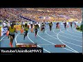 Moscow Usain Bolt 200M Final 19.66 WL World Championships IAAF
