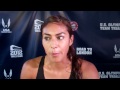 Brenda Martinez Talks about Doubling at 800/1500 at 2012 Olympic Track and Field Trials