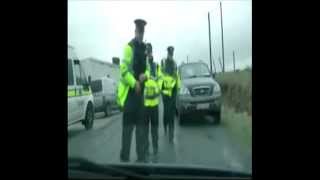 Irish Police Smash Car Window, Threaten Pepperspray Irish Police Smash Car Window, Threaten Pepperspray