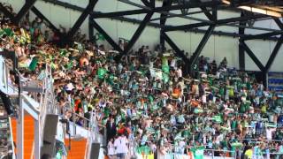 Afición del Betis en el Bernabeu. Real Madrid - Betis (13/14)