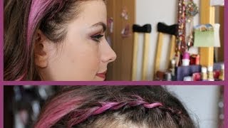 Franja Trançada ♥ Penteado Fácil e Prático