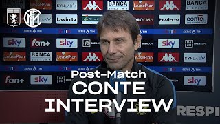 GENOA 0-2 INTER | ANTONIO CONTE EXCLUSIVE INTERVIEW: "We controlled the match" [SUB ENG]