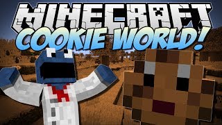 Minecraft | COOKIE WORLD MOD! (Cookie Zombies, Slime Cookies & More!) | Mod Showcase