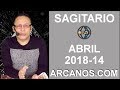 Video Horscopo Semanal SAGITARIO  del 1 al 7 Abril 2018 (Semana 2018-14) (Lectura del Tarot)