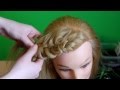 Объемная коса с ажурным плетением Объемная коса с ажурным плетением