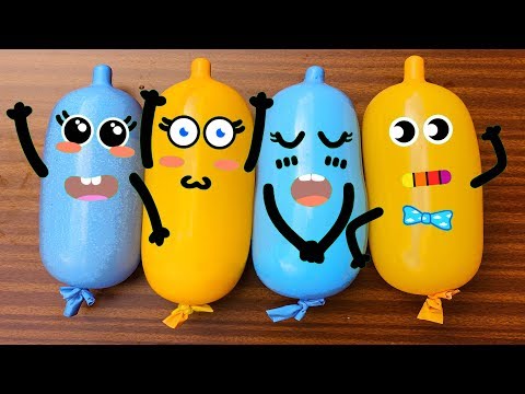 Making Slime With Funny Balloons Cute #Doodles #40 | RELAXING SATISFYING #SLIME