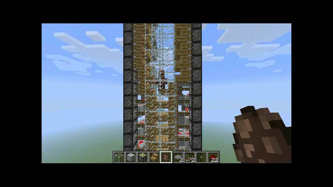 Minecraft elevator block