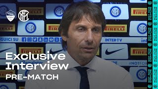 ROMA vs INTER | Antonio Conte Inter TV Exclusive Pre-Match Interview 🎙⚫🔵?? [SUB ENG]