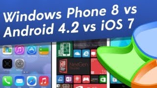 Comparação: Android 4.2 x iOS 7 x Windows Phone 8 - [Tecmundo]