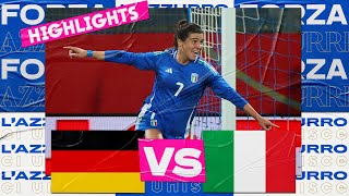 Highlights: Germania-Italia 1-2 | Femminile | Amichevole