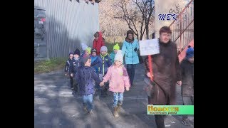 Вой сирен не напугал малышню. На ст. Евсино учились эвакуироваться детсадовцы и школьники