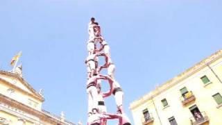 Human Tower Buidling in Santa Tecla Festival in Tarragona 2009