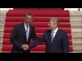 Raw: German President Welcomes President Obama