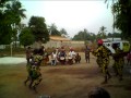 Soleil d'Afrique performing in Wonuwali's dance and drum workshop in Guinea