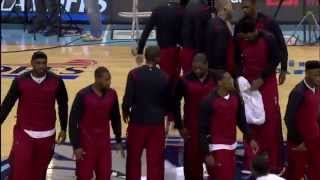 Miami Heat silent protest Clippers owner Donald Sterling: shirts inside out