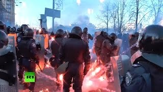Беспорядки в Киеве: погибли два милиционера