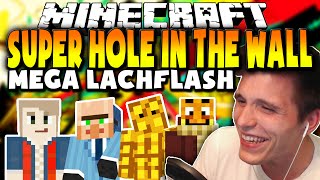 LACHEN IST GESUND ✪ Verrücktes Minispiel SUPER Hole in the WALL! *LACHFLASH*