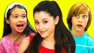 KIDS REACT TO ARIANA GRANDE