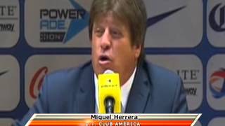 Miguel Herrera inconforme con el arbitraje en la final